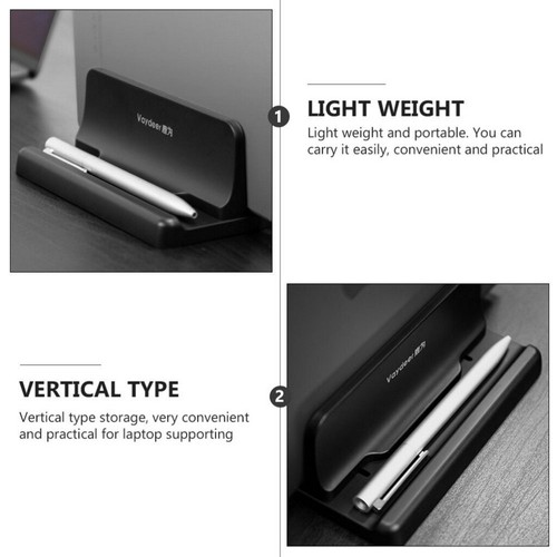 Aluminium Vertikaler Laptop Ständer Platzsparende Halterung für Neu - Afbeelding 3 van 12