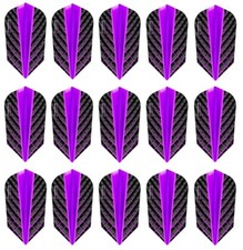 5 Sets Harrows Quantum 100 Micron Slim Dart Flights - Ships w/ Tracking - Purple