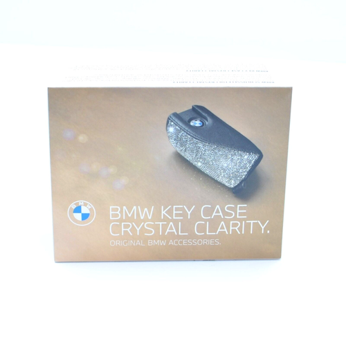 CRYSTAL CLARITY KEY FOB COVER GENUINE FOR BMW F98 G81 U06 G70 IX X4 X7 - Picture 2 of 3
