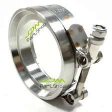 3.25" V-Band Stainless Steel GT45 Turbo Exhaust V-Band Clamp+Flange Universal