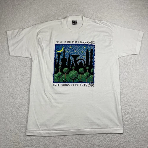 New York City Philharmonic Concert Jazz Shirt M 1990s vintage concert t-shirt, vintage, size XL, single stitch, B+ condition
