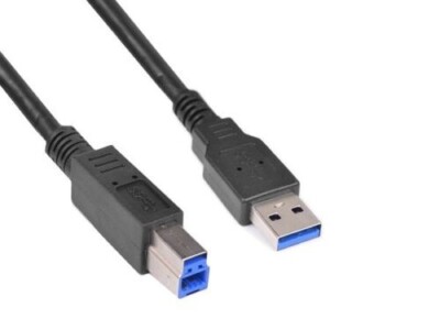 5ft SuperSpeed USB 3.0 Type A to B Male Cable for Cameras/Printers/Scanners New