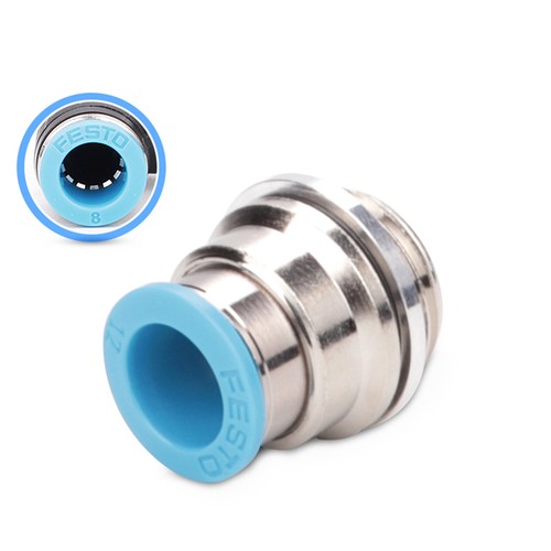 10Pcs FESTO QS-G1/8-6-I Push-In Fitting 186107 New | eBay