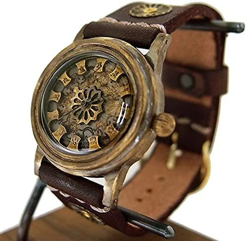 KS WA 01 Handmade Watch Koji Shinohara Japanese Watch Kage Rou darkbrown Japan