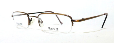Zimco Optics Retro Z #2 eyeglass frame 48-19-135 Antique Brown metal eyewear NEW
