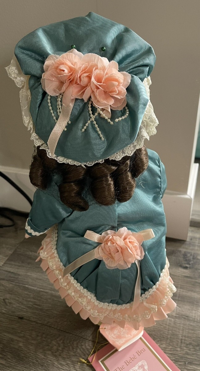 FRANKLIN HEIRLOOM PORCELAIN DOLL - BEBE BRU by MARYSE NICOLE - No