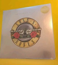 Guns N' Roses Greatest Hits Clear Vinyl  Metallic Gold LP Ltd Edition Welcome T