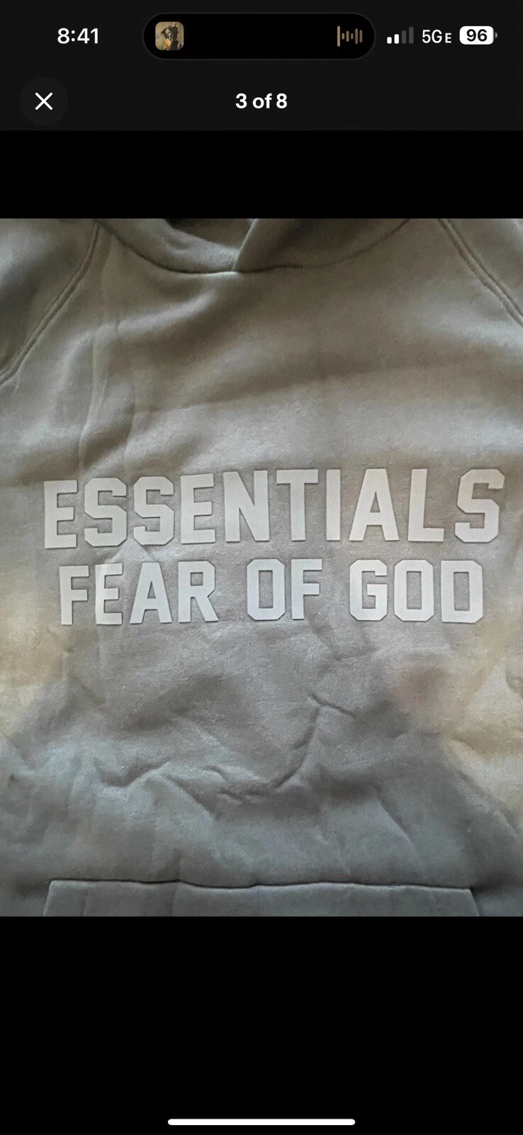 Felpa con cappuccio Fear of God Essentials