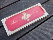 Original antike Pralinen Schachtel Schokolade Lindt "FIRST"
