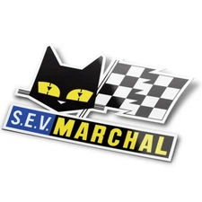 PACK x5 STICKERS STICKERS vinyl SEV MARCHAL VINTAGE car parts 9x6cm