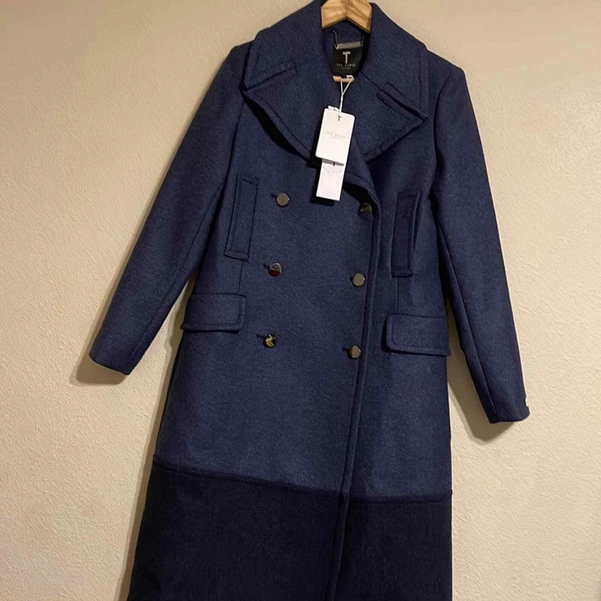 Ted baker navy blue clearance coat