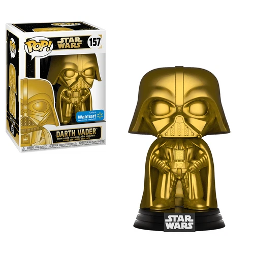 Funko Pop! Vinyl: Star Wars - Darth Vader (Gold) (Metallic) - Walmart...