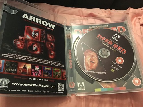 Deep Red : Dario Argento : Original Italian release Blue Ray CULT HORROR . - Picture 3 of 3