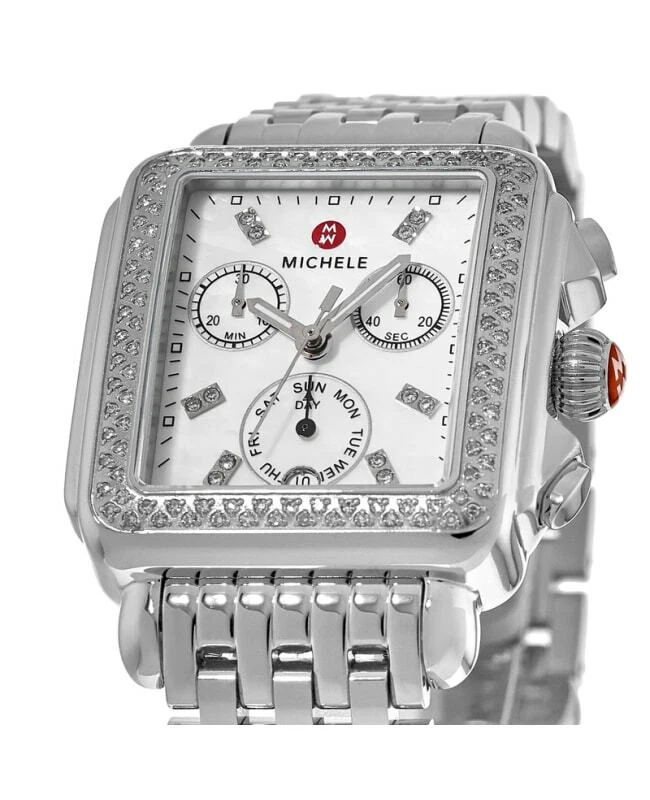 Michele deco hotsell day diamond watch