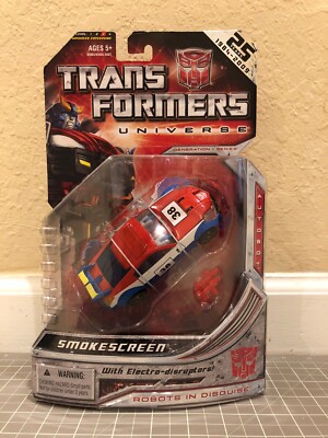 Transformers Universe Autobot Smokescreen 25Yr Anniversary MISB Deluxe Class New