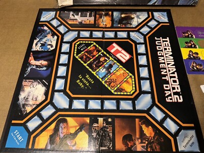 Vintage 1991 Milton Bradley 'Terminator 2 Judgment Day' T2 Board
