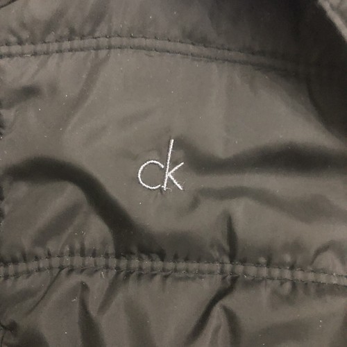 Calvin Klein kids hoodie puffer jacket kids size 4 UNISEX Black Long Sleeved - Picture 12 of 12
