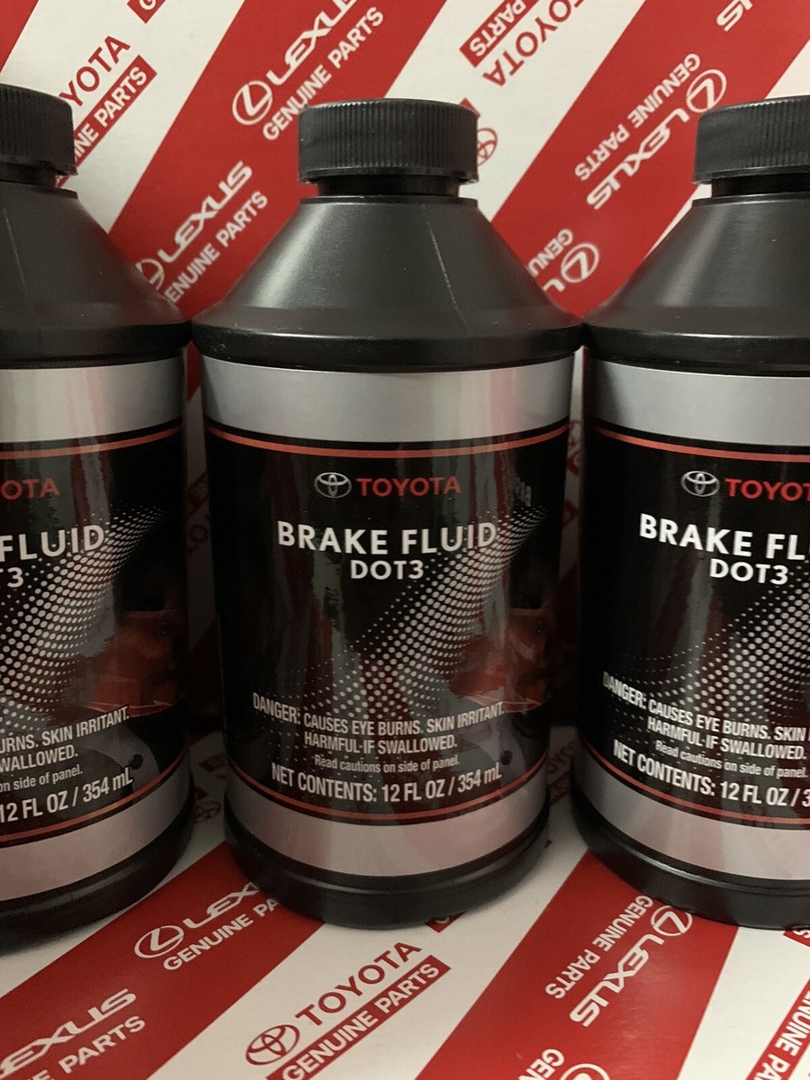 OEM Toyota Lexus Set of DOT 3 Brake Fluid 12 fl. oz 00475-1BF03