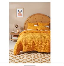NWT Anthropologie Bajada King Quilt Yellow