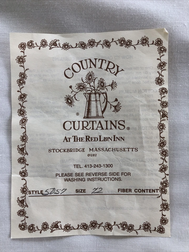 Cortinas de campo varilla bolsillo lazo trasero 72x47 crema con tubería rosa 2 pares nuevo en paquete Foto 2 de 3