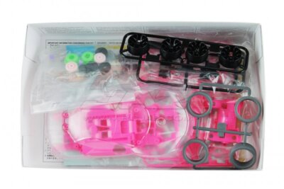 Tamiya 95486 1/32 Mini 4WD Pro Kit MS Chassis JR Raikiri Pink