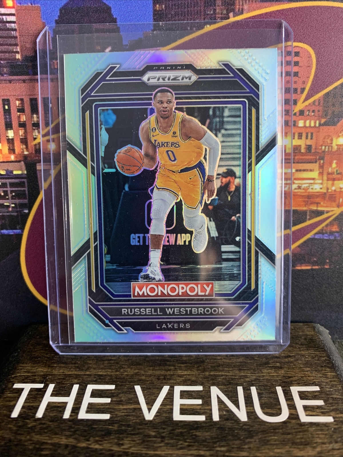 2022 Monopoly Prizm SILVER Prizm #42 Russell Westbrook - LAKERS