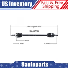 Fits 2001 2002 2003 2004 2005 Kia Rio Manual Trans. Front Right CV Axle Shaft