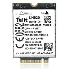 Dell Latitude 7350 DW5810e Telit LN930 NRR39 4G/LTE/DC-HSPA+ WWAN Module Card