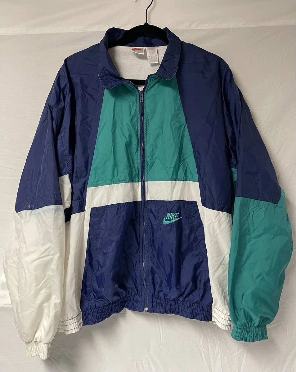 Vintage Nike Blue Windbreaker Jacket