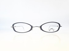 Eye Dc Eyeglasses women black thin metal rimless made in France vintage 90s NOS