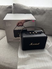Marshall Kilburn II Portable Bluetooth Speaker, Black and Brass OPEN BOX