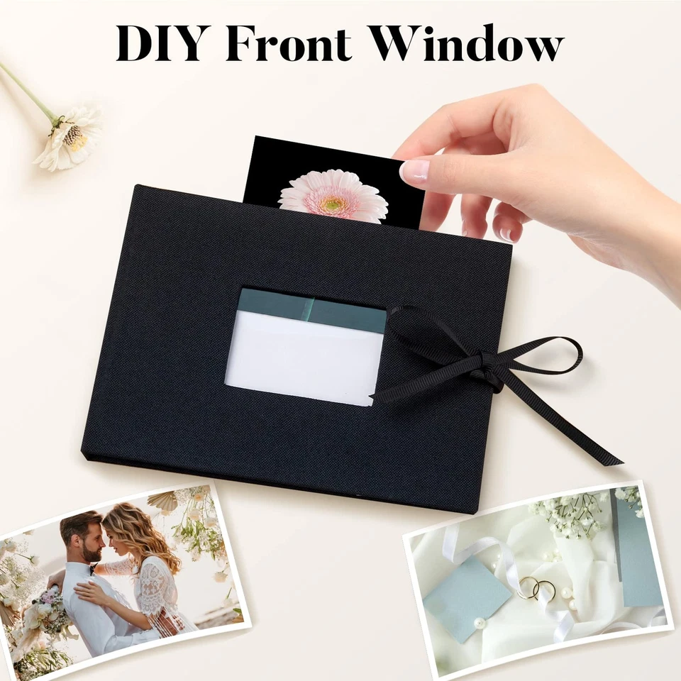 Paquete de 2 álbumes de fotos pequeños 4x6, cada álbum de fotos contiene 24 fotos horizontales,... Foto 4 de 4