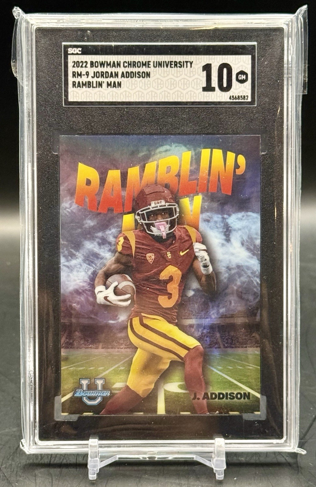 2022 Bowman University Chrome - Ramblin' Man Jordan Addison #RM-9 (RC)