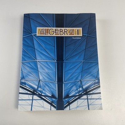BJU Press Algebra 1, 3rd Edition, Student Textbook, Homeschool Math covered