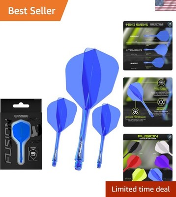 Darts Fusion Integrated Flight & Shaft System - No.6 Shape and Design - Avail...