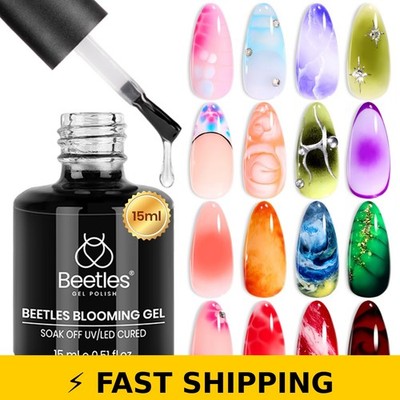 Beetles Blooming Gel 15ml - Clear UV LED Nail Art Polish