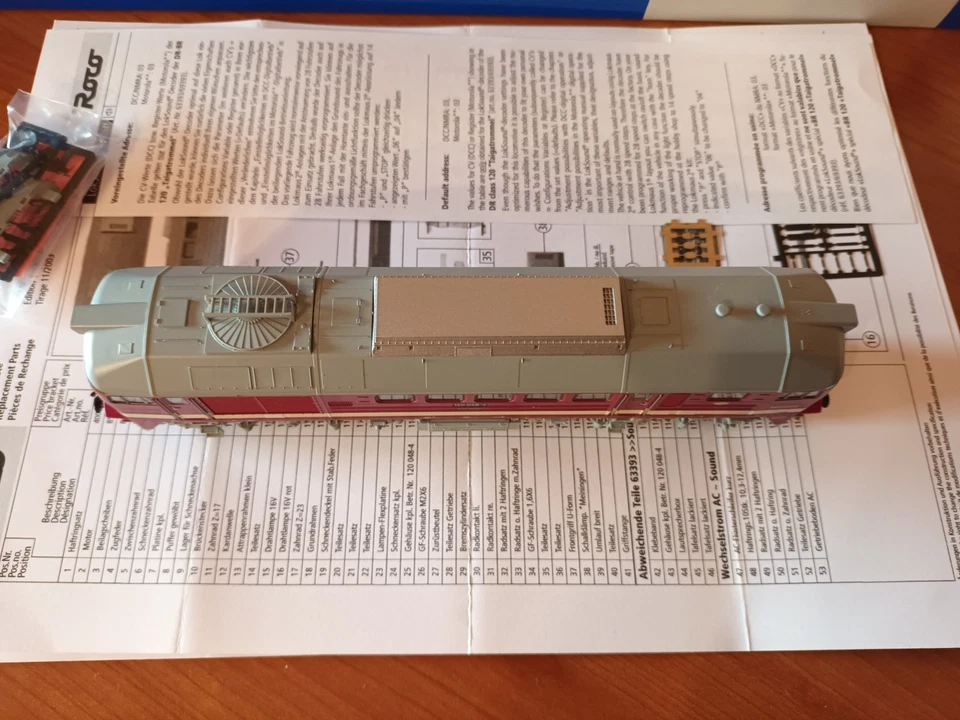 Roco 69393 BR 120, DR - H0  Guter Zustand in OVP - Digital Sound und geprüft - Bild 3 von 4