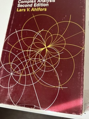 Complex Analysis Second Edition Lars V. Ahlfors McGraw-Hill Textbook Math Book