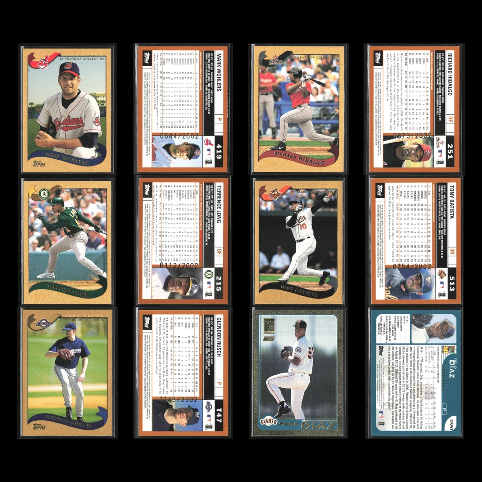 Lote de 50 tarjetas de béisbol Topps Gold distribuidor a granel al por mayor enorme colección - todas #'d Foto 4 de 4