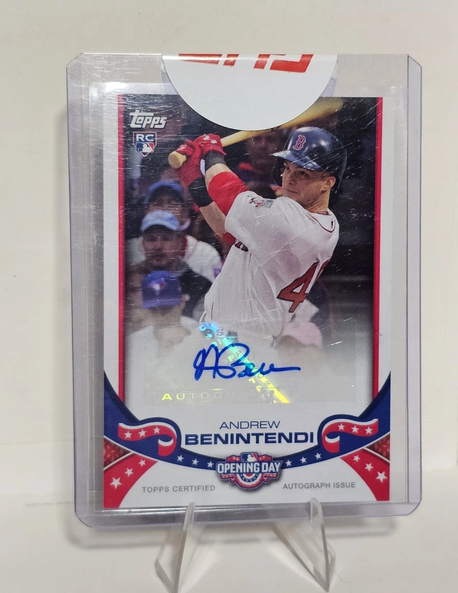 Andrew Benintendi Autograph Baseball Cards for sale | eBay