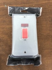 Selectric 45 amp DP switch 2 gang cooker switch with neon-free Delivery