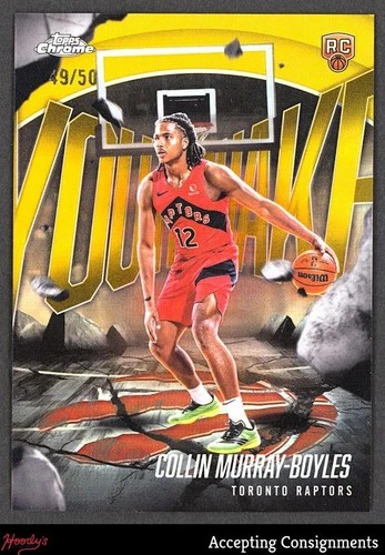 2025 Topps Chrome Collin Murray-Boyles Refractors Gold (RAW)