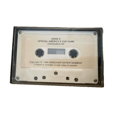 Arnie's Official America's Cup Game (Commodore 64) Tape — WORKING
