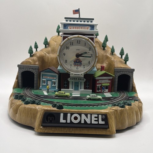 Lionel 100th Anniversary Lionelville Railroad Station Alarm Clock Works No Train