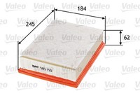 Valeo Luftfilter 585150 Filtereinsatz FüR SW C4 307 3B 3A CC Picasso 3E Peugeot