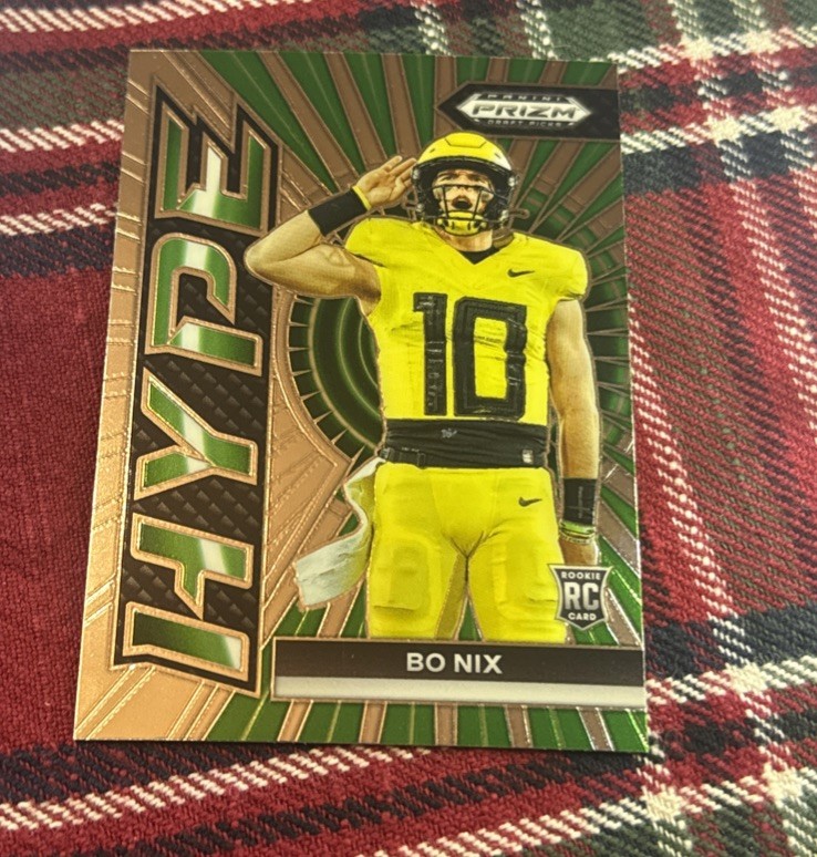 2024 Panini Prizm Draft Picks - Hype Bo Nix #HP-BN (RC)
