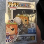 Funko Pop! One Piece: Bon Clay #2235 Pre-Release Chase + Protector