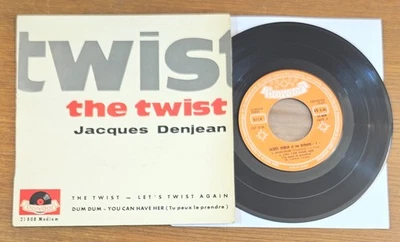 JACQUES DENJEAN "The Twist" 7" France 60s Polydor EP TWIST Rock 'n' Roll Instro - Bild 1 von 4