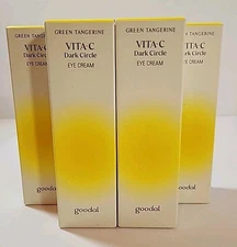 NEW LOT OF 4 [goodal] Green Tangerine Vita C Dark Circle Eye Cream 30mL EX 11/26
