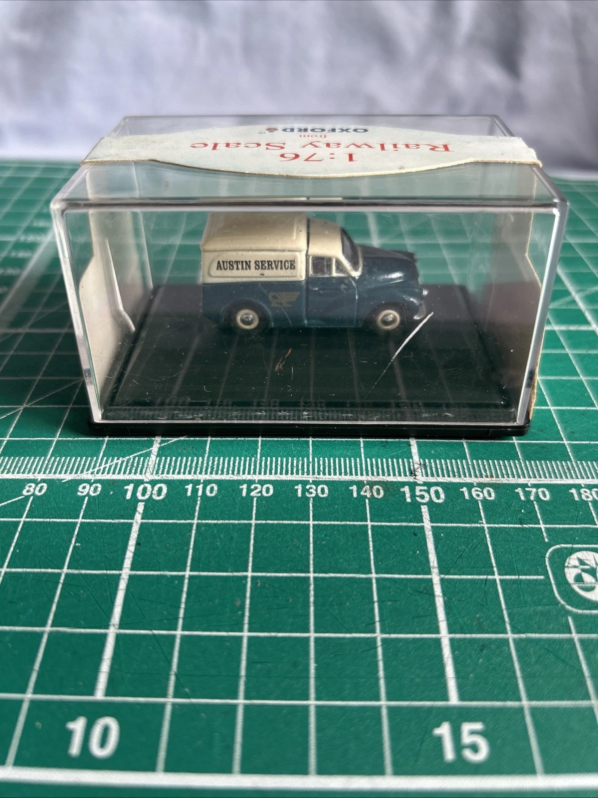 VANS Oxford Railway Scale pressofuso scala 1:76 76MM042 Morris Minor Van nuovo con scatola